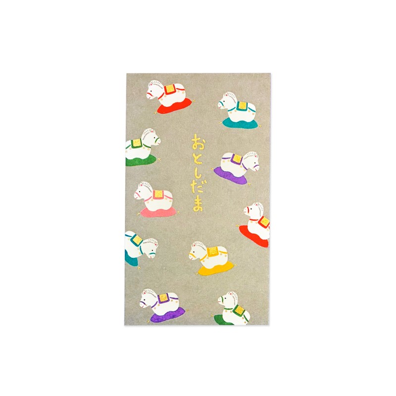 ふわり和紙ぽち袋 張子うま