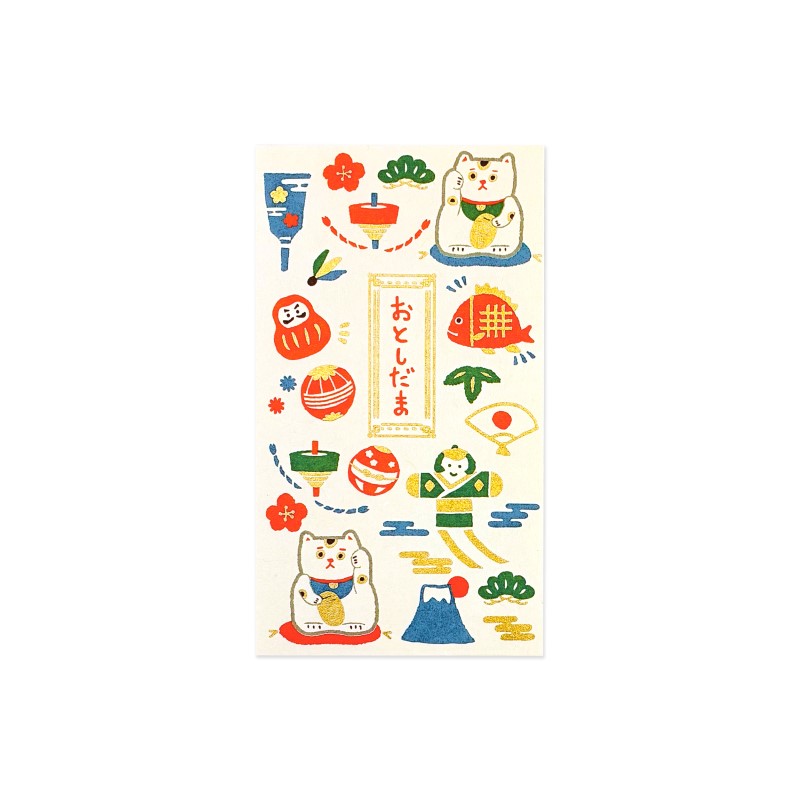ふわり和紙ぽち袋 お正月
