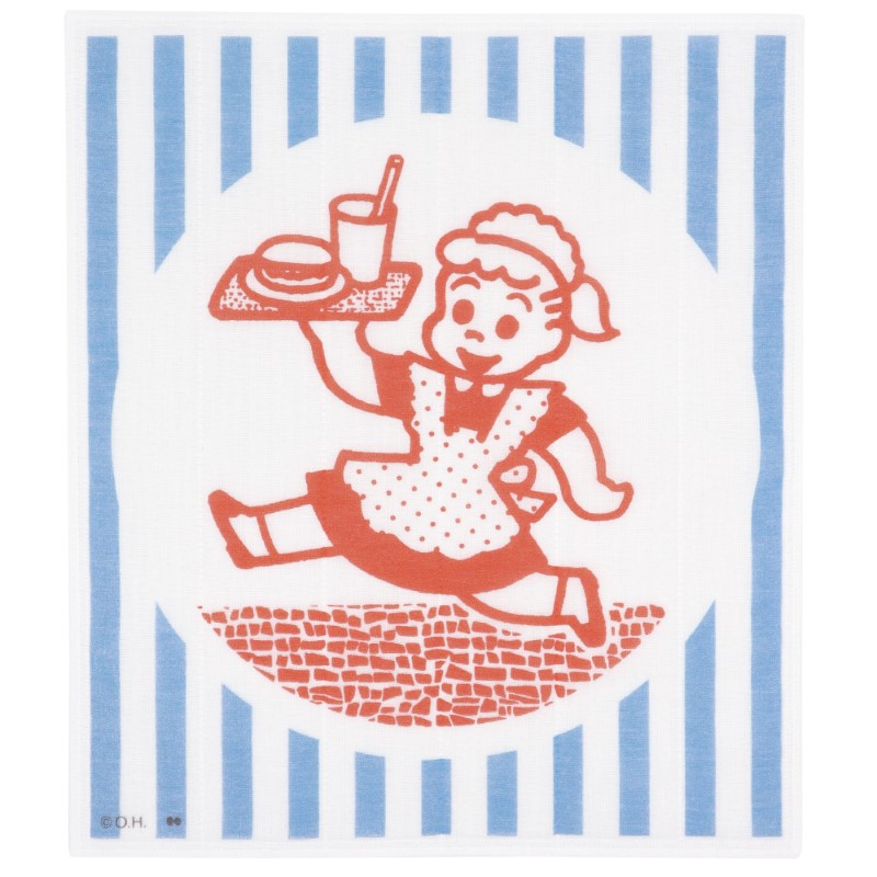 OSAMU GOODS DISH CLOTH かや生地ふきん JILL/STRIPE BL