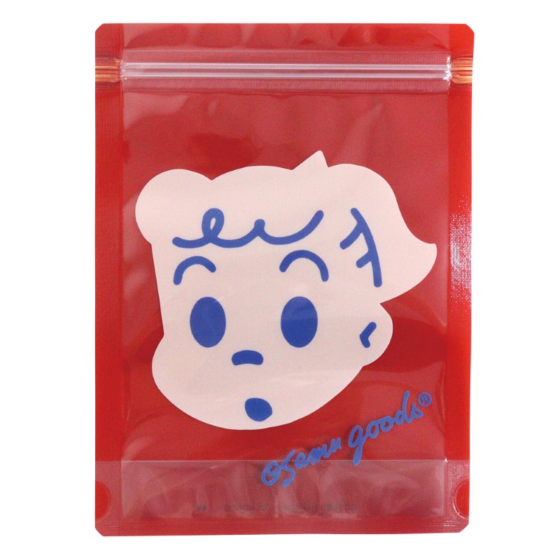 OSAMU GOODS STORAGE BAG SET (4P) FACE JILL/RD