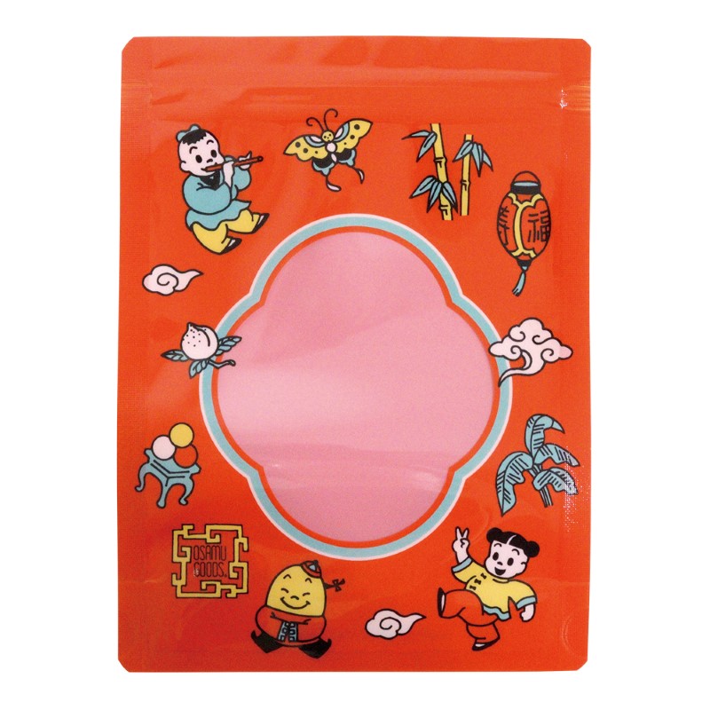 OSAMU GOODS STORAGE BAG SET (4P) CHINA/RD