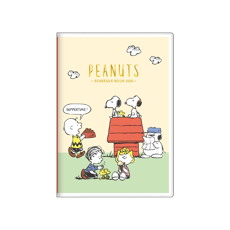 PEANUTS 手帳月間B6 スヌーピー フレンズ