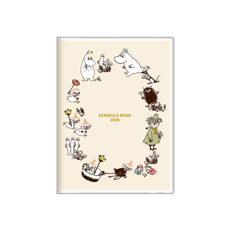 MOOMIN 手帳月間A6 ムーミン なかま