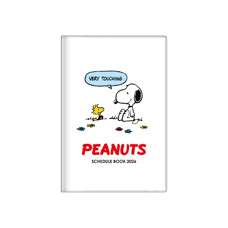 PEANUTS 手帳月間B7 スヌーピー ホワイト