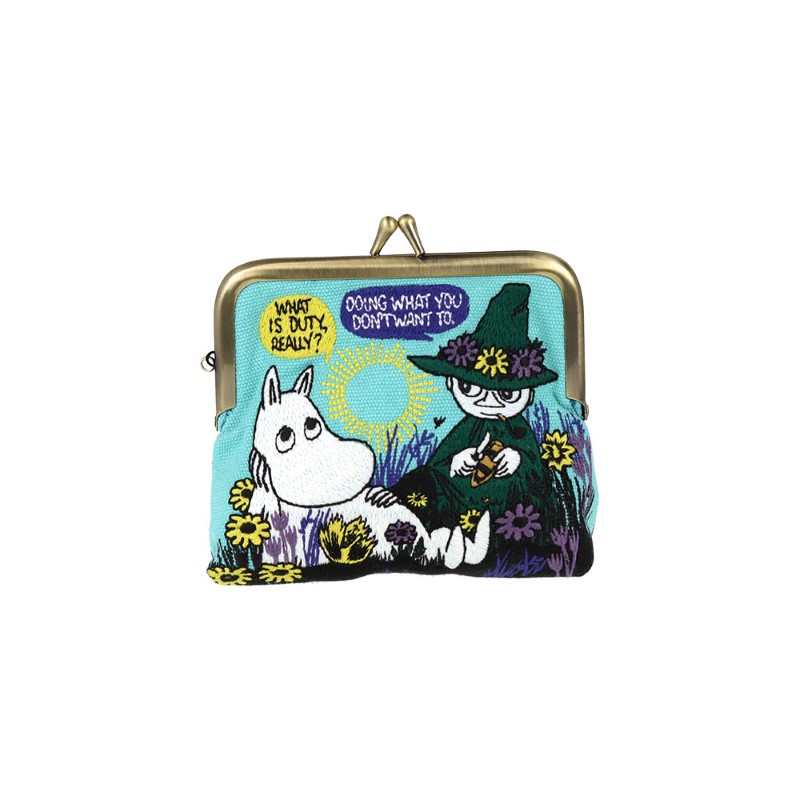 MOOMIN 畳刺繍ミニポーチ がま口 ムーミン