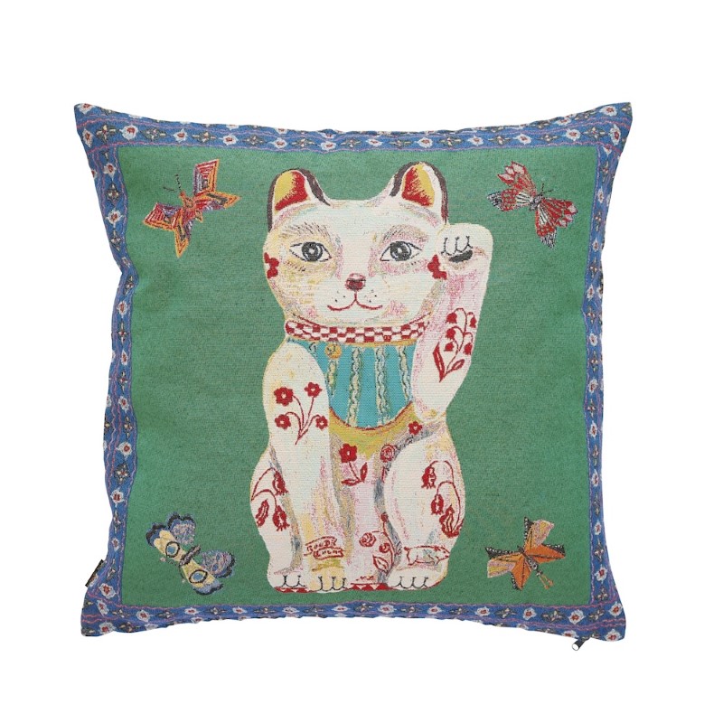 Nathalie Lete ナタリーレテ Cushion cover Lucky cat