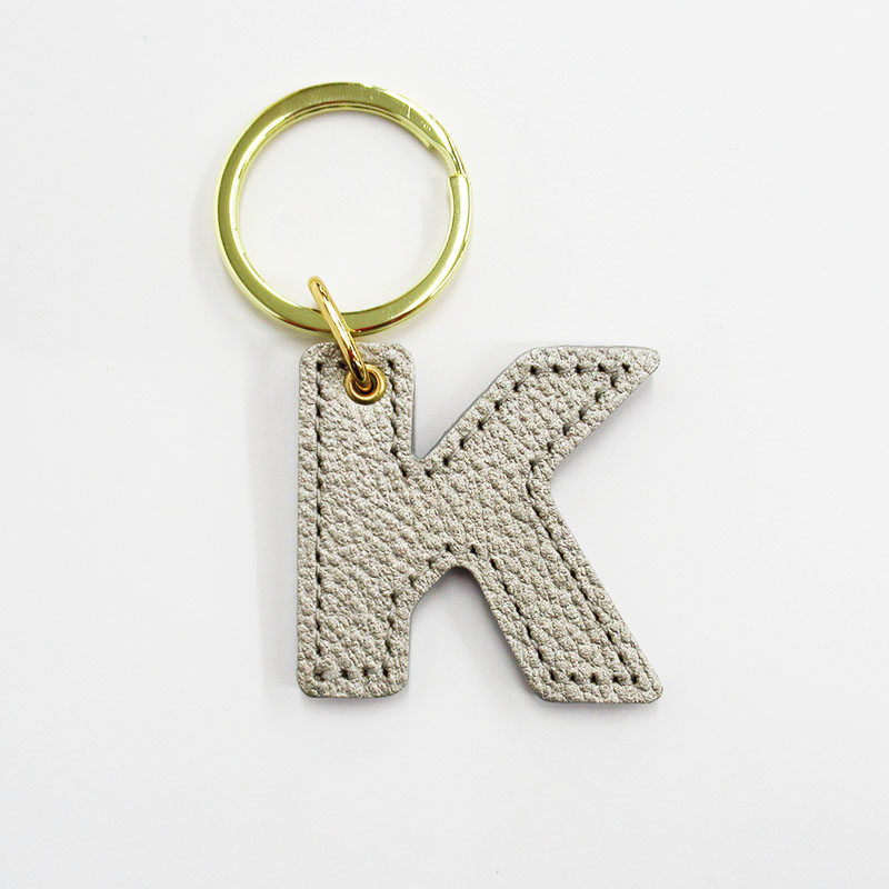 アルファベットキーホルダー K GLD