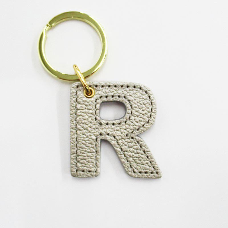 アルファベットキーホルダー R GLD