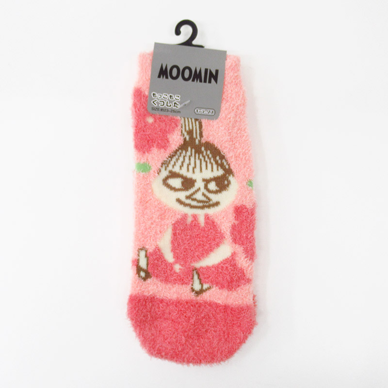 MOOMIN もっこもこ靴下/リトルミィ フラワー PK