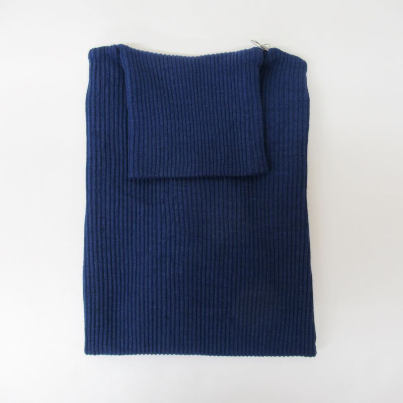 PARADIS　ガラガラテレコタートルネック　INDIGO78　【日本製】