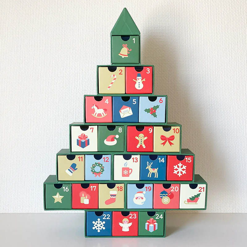 ペーパーボックスカレンダー（ツリー）