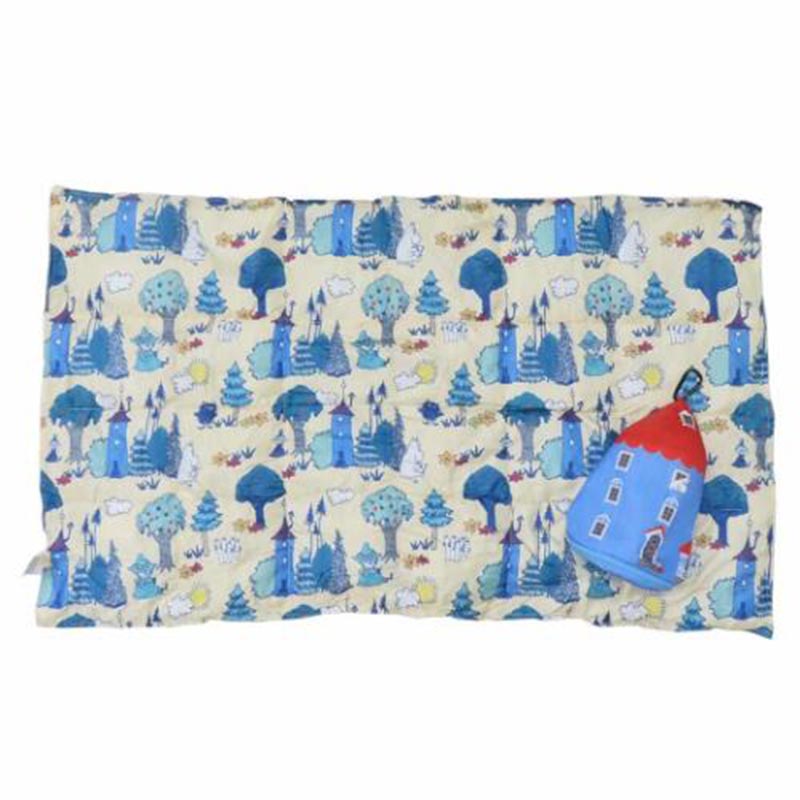 MOOMIN ハウスブランケット ポーチ付きブランケット