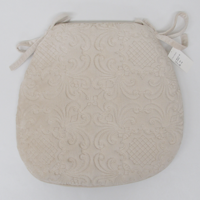 クラッシックフランネル　ひも付きｼｰﾄクッション　43X45?p