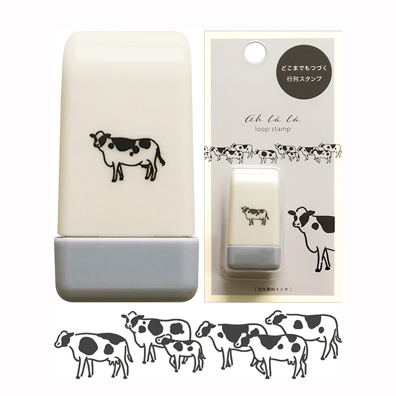 アララ　ループスタンプ cows