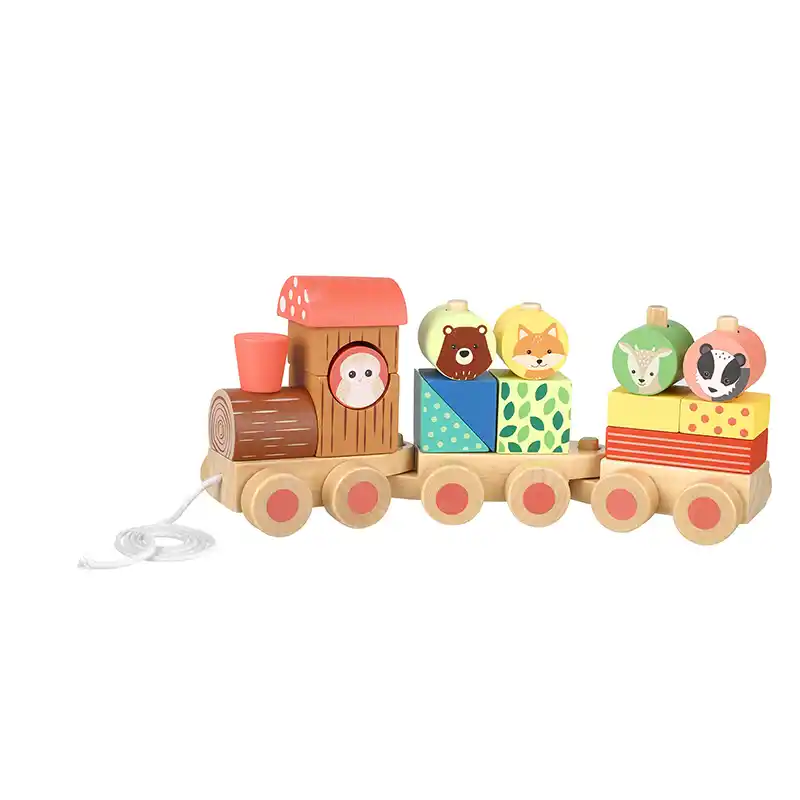 Orange　Tree Toys オレンジツリートイズ　森のどうぶつ　パズルトレイン/OTT08098