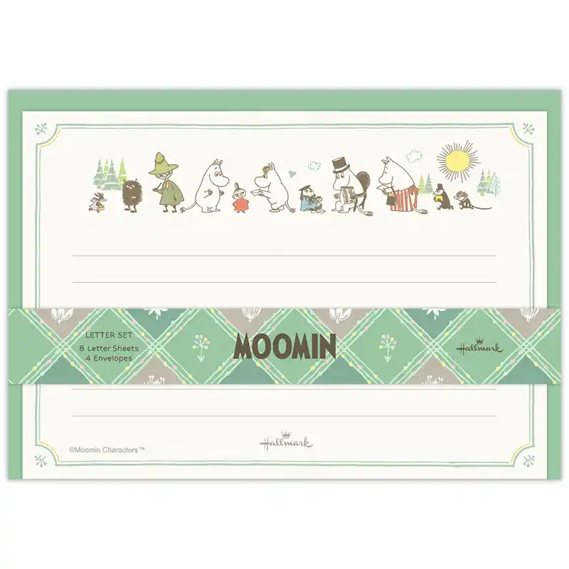 MOOMIN　ムーミン 【レターセット／My little something】/EES-841-751MOMLSグリーン