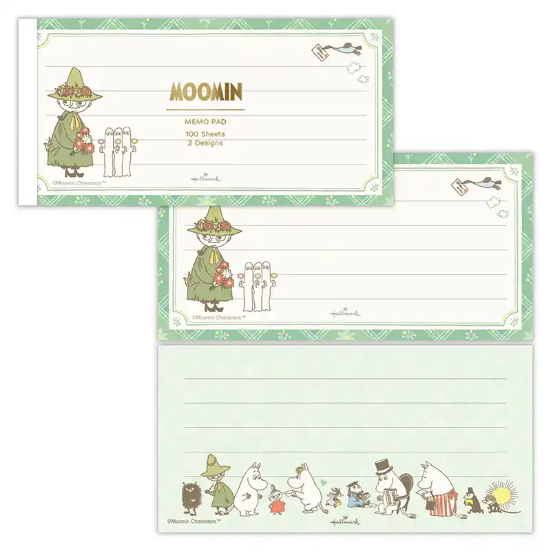 MOOMIN　ムーミン 【メモパッド／My little something】/EFM-841-799MOMLSグリーン