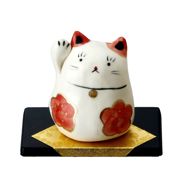 手描 招猫(赤花)/K5623