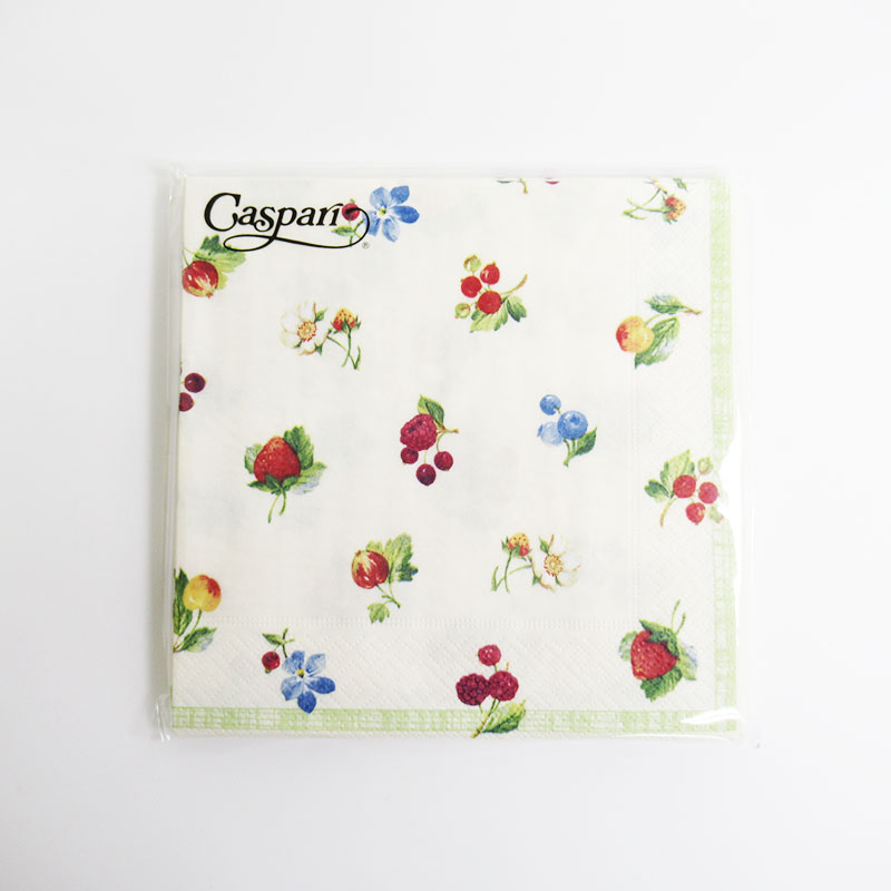 Caspari ペーパーナプキン Summer Berries