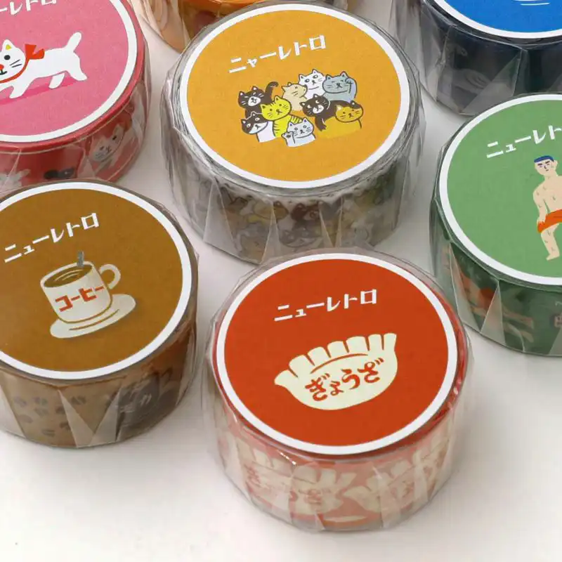 ニューレトロ マスキングテープ L(珈琲) | TANBAYAお仕入れ.NET
