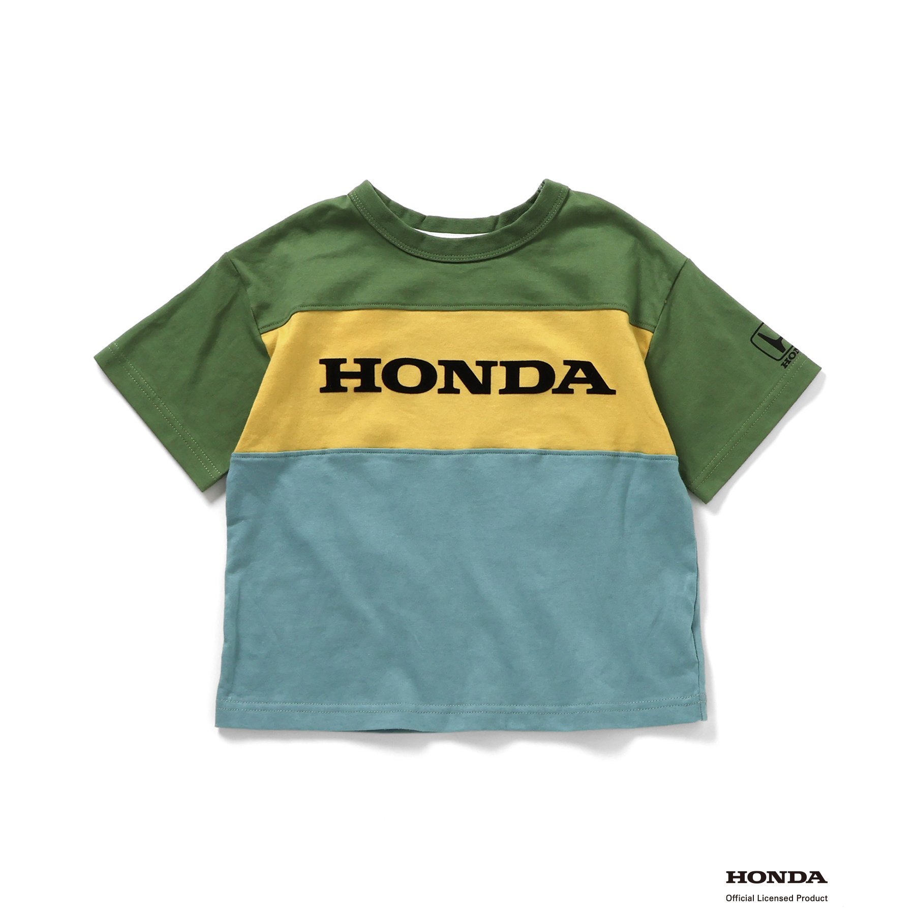 F.O.KIDS ORIGINAL HONDAコラボ4柄Tシャツ グリーン 90cm/R207015