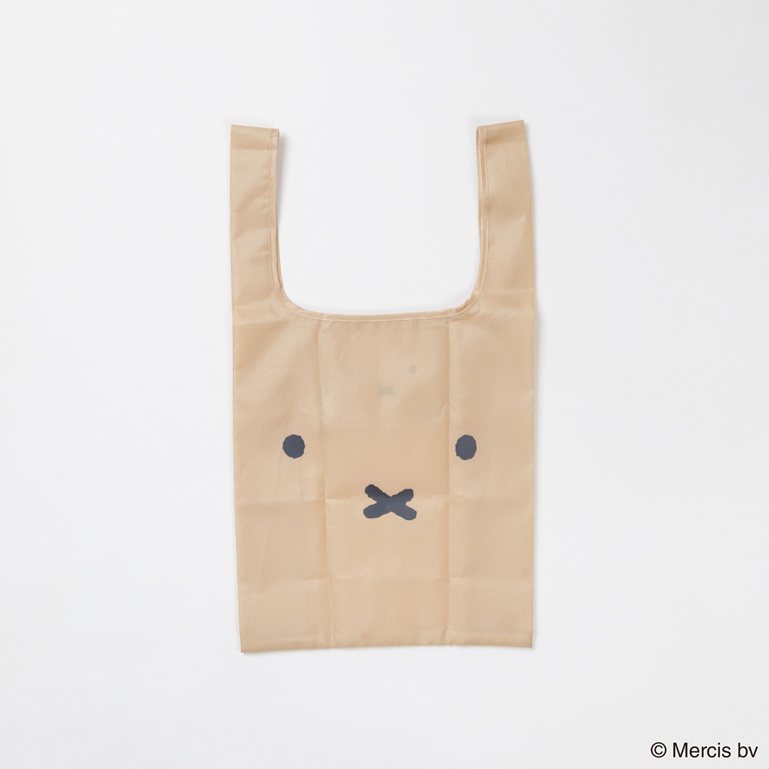 miffy ミッフィー MIFFY BASIC FACE ショッピングバッグS ベージュ/MIFF-195C