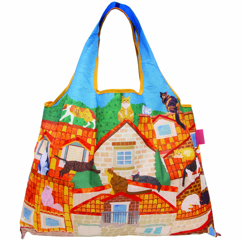 COMO　2way Shopping bag  屋根の上の猫たち/DJQ-16325
