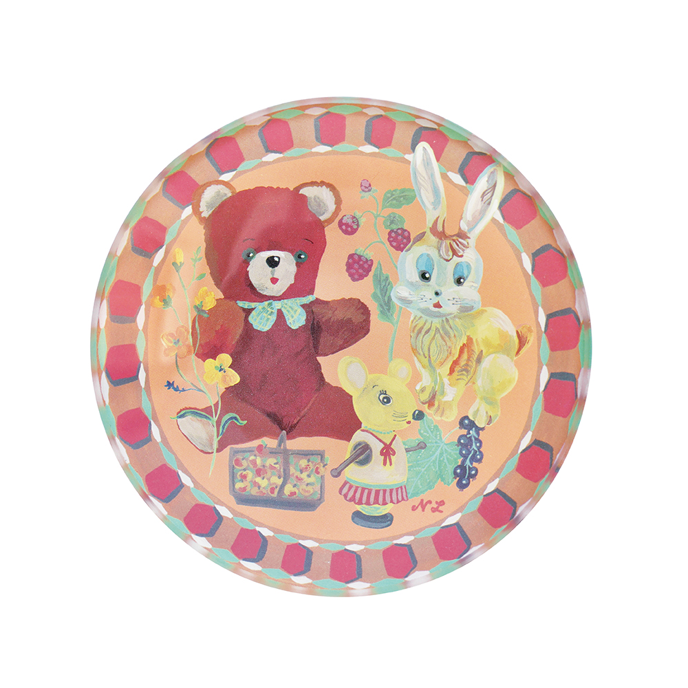 Nathalie Lete ナタリーレテ Glass plate SS Bear/511081