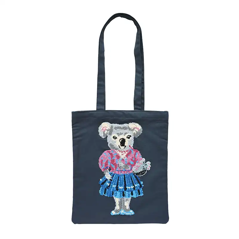 Nathalie Lete ナタリー レテ Fluffy Rectangle tote bag Koala/511046