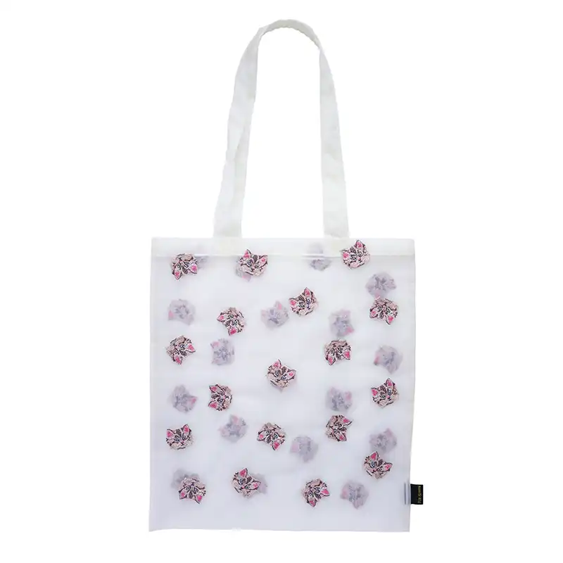 Nathalie Lete ナタリー レテ Organdy Tote bag Blue eye/511143
