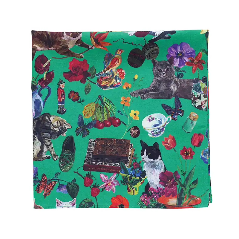 Nathalie Lete ナタリー レテ Handkerchief Cats/511182