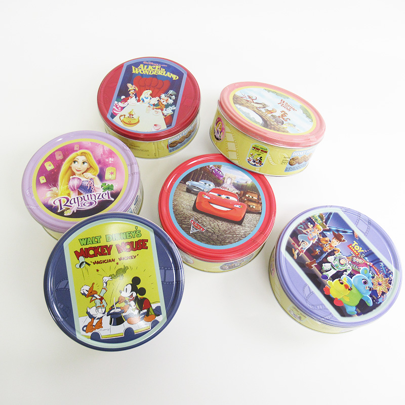 ディズニーキャラクター / バラエティラウンドティン チョコチップクッキー