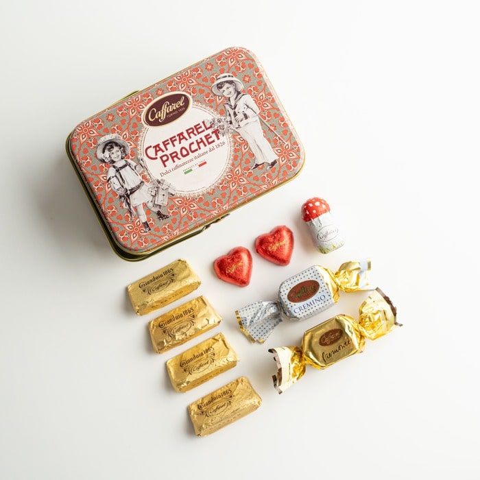 Caffarel カファレル バスケット缶 スイート