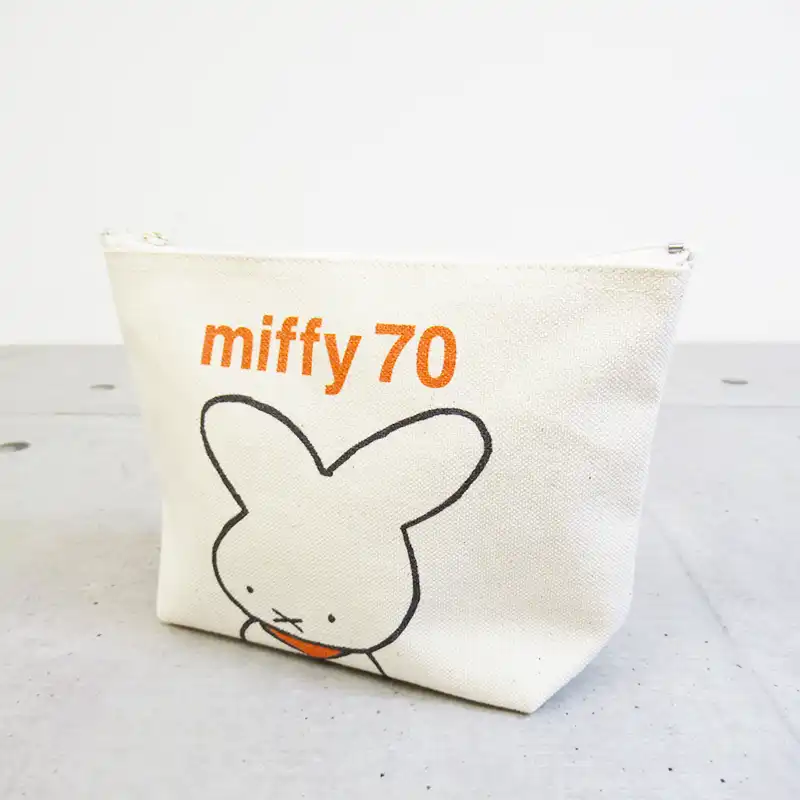 miffy ミッフィー miffy70 ポーチ ディック・ブルーナ ナインチェ ナチュラル/MF3145