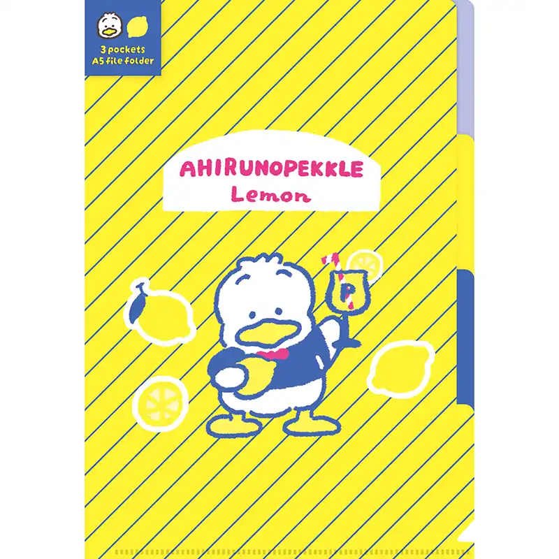 サンリオ　Ａ５クリアファイル(3PK)／あひるのペックル