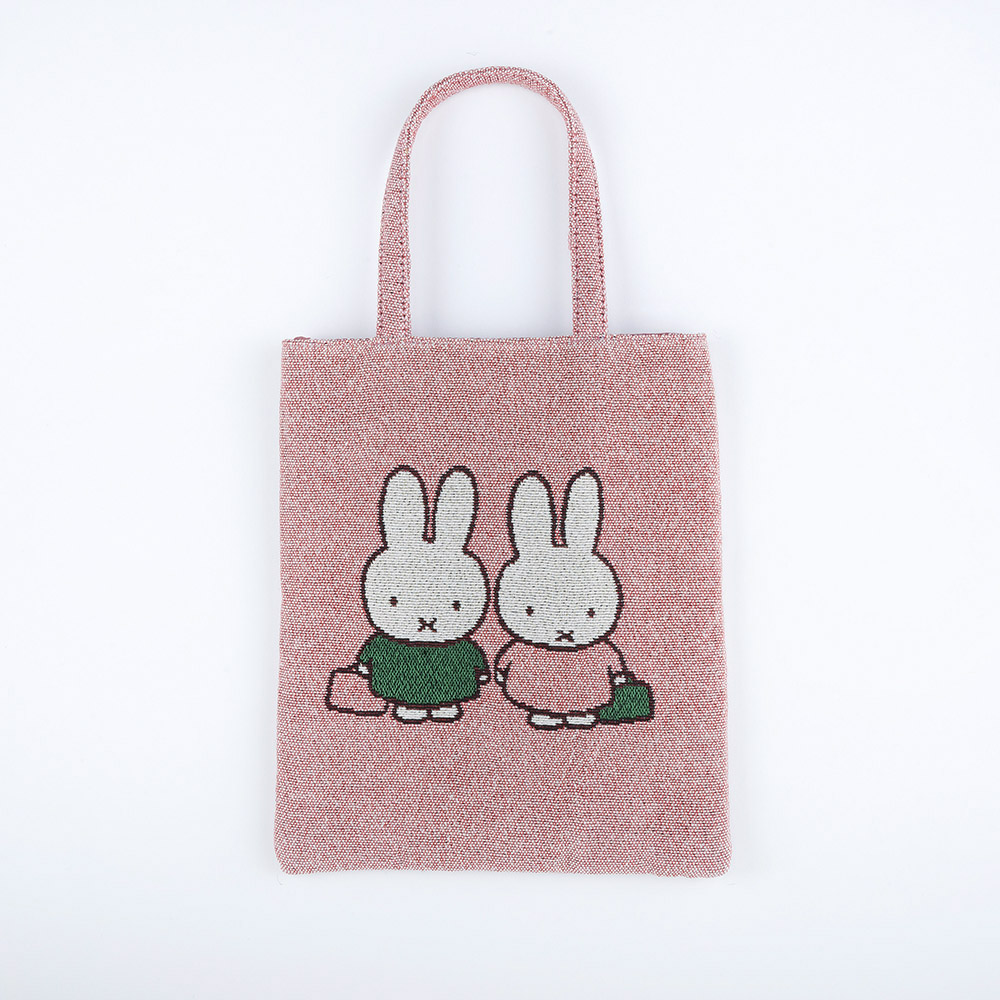 miffy ミッフィー DBジャガードミニフラットトート SCHOOLMATE/1087602