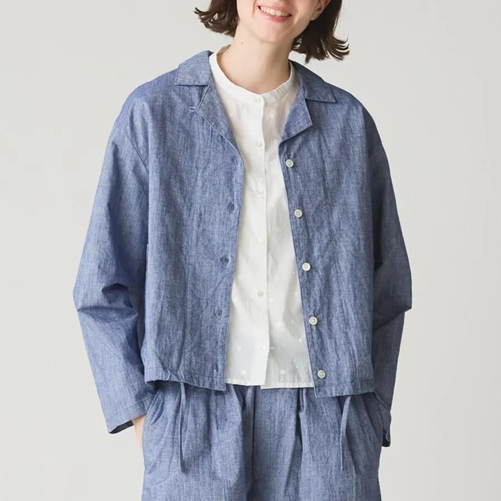 MidiUmi シャンブレーシャツジャケット　BL31 【日本製】