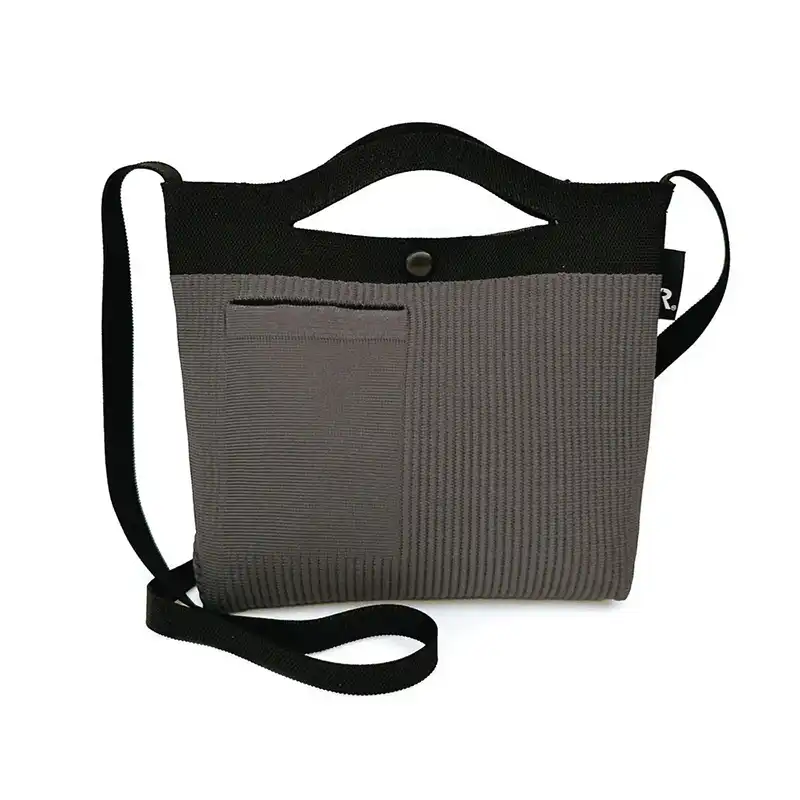ROOTOTE ルートート SN.ベビールー2way.ルフル-A ウォッシャブル配色ショルダーバッグ/BK