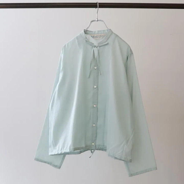 MidiUmi リボンタイシャツ MINT22 【日本製】