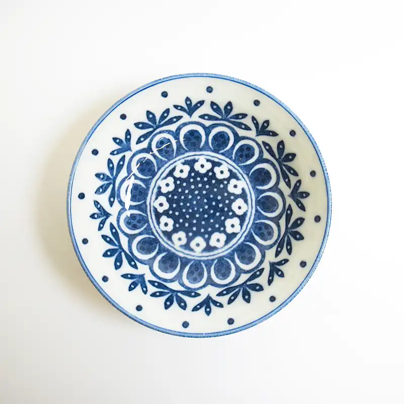 Pottery Field スモールボウル　リーフドット