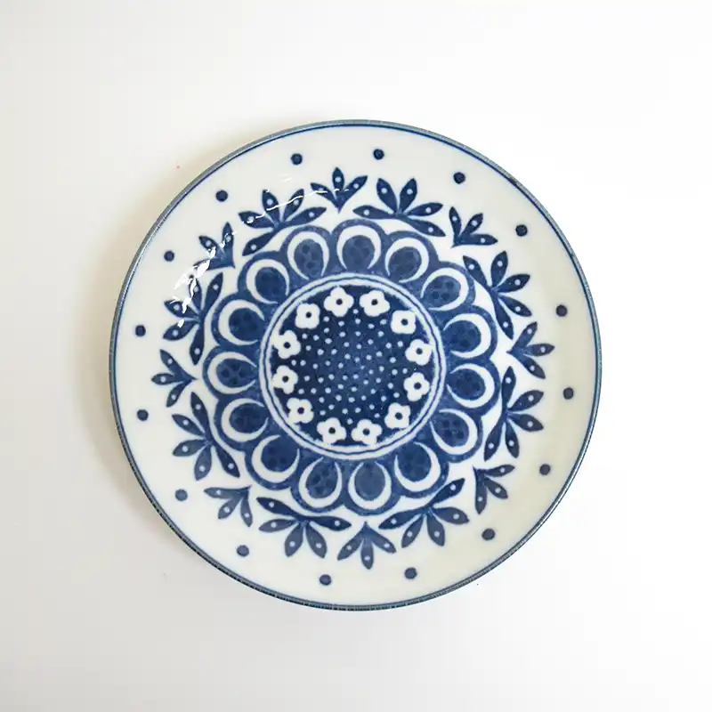 Pottery Field パン皿　リーフドット