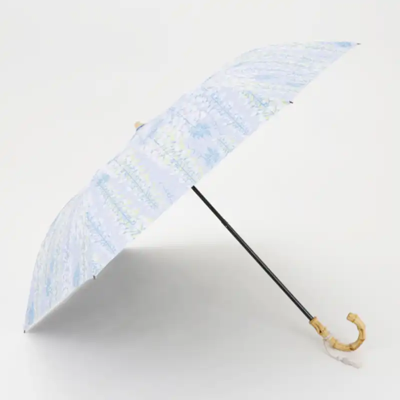 河馬印本舗　晴雨兼用傘／藤(2段折りたたみ)