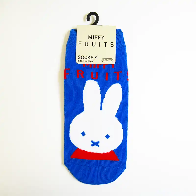 miffy ミッフィー キャラックス 靴下 ディック・ブルーナ MIFFY FRUITS りんご /MF3155J