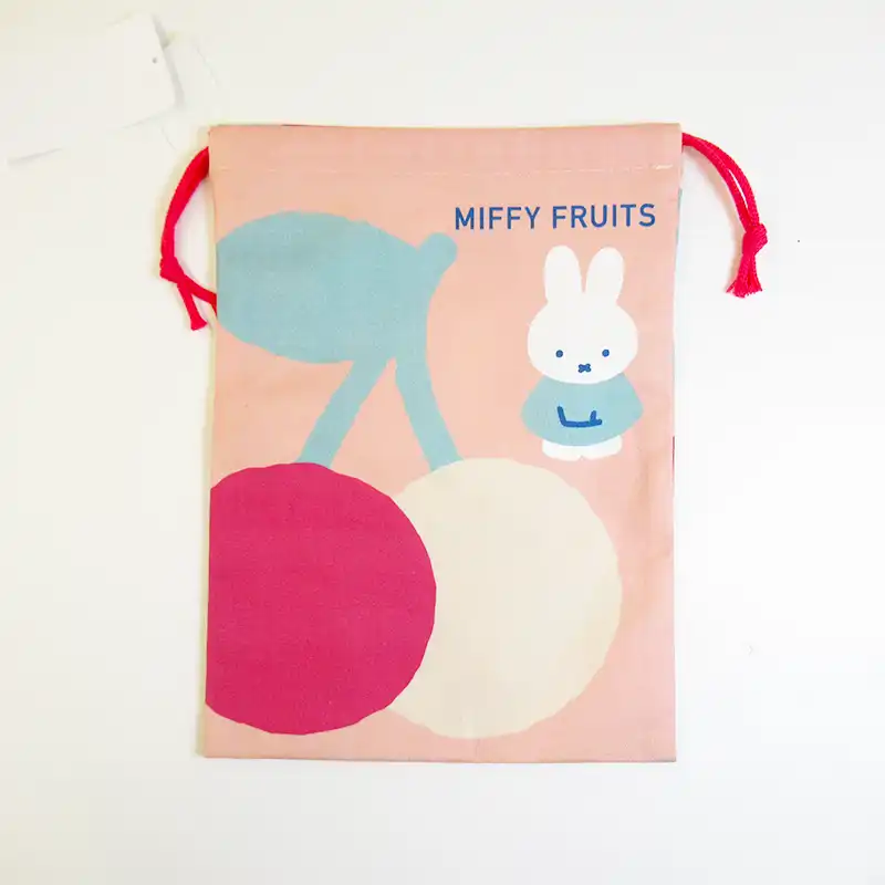 miffy ミッフィー 巾着 ディック・ブルーナ MIFFY FRUITS さくらんぼ /MF3160