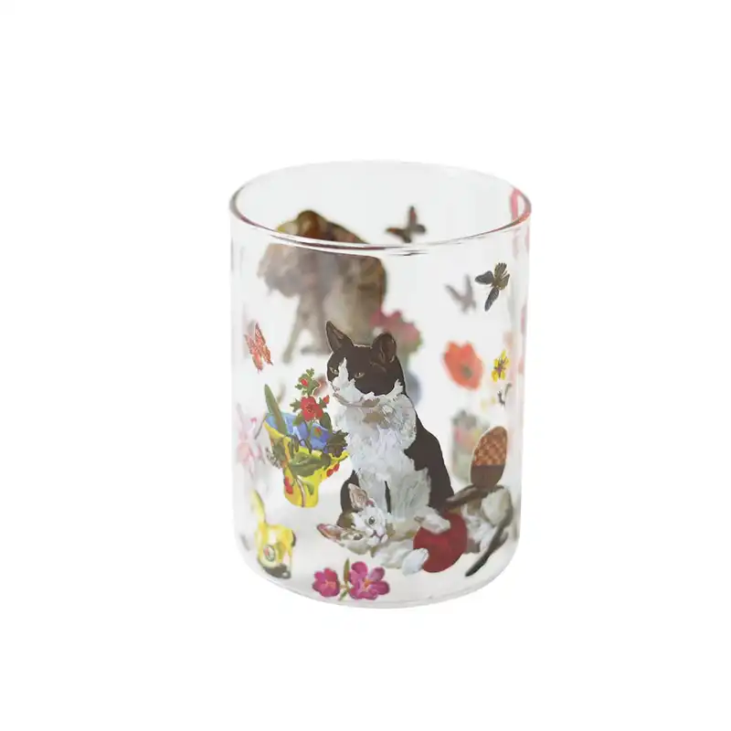 Nathalie Lete ナタリーレテ Heat resistant Middle glass Cats /511202