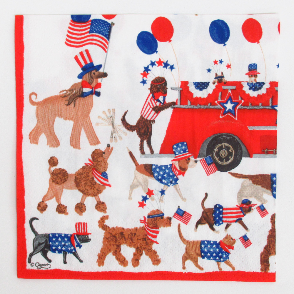 Caspari ペーパーナプキンL Join The Parade/18540L10