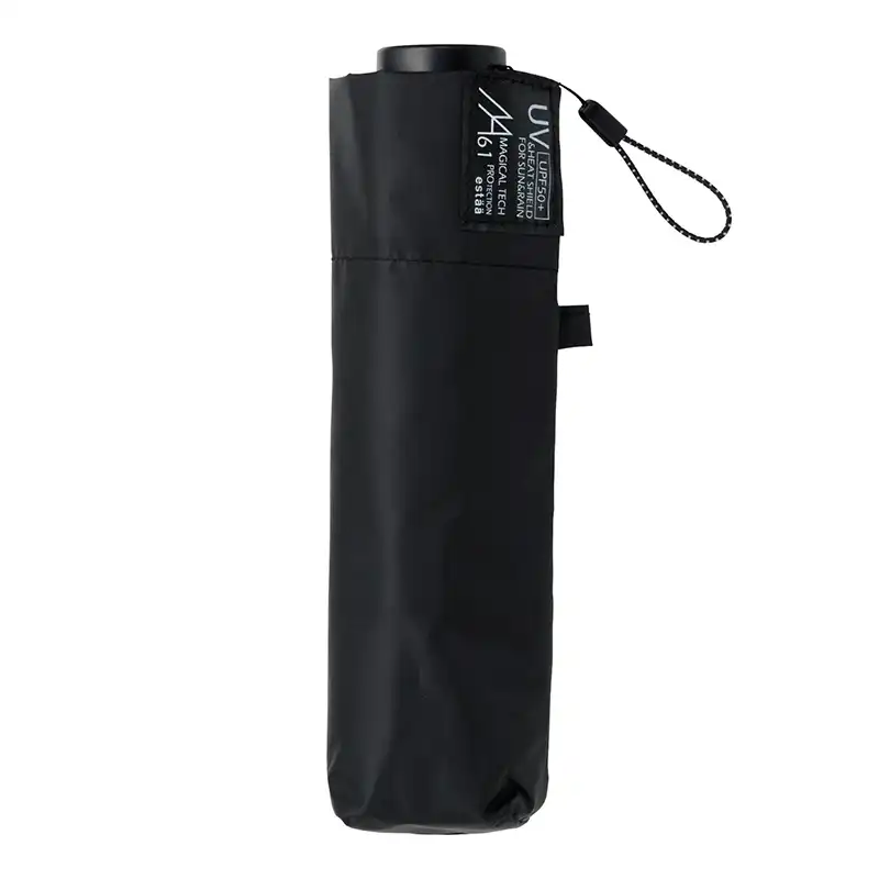 estaa MAGICAL TECH PROTECTION 超軽量折りたたみ日傘 プレーン61cm ブラック/31-230-30211-43