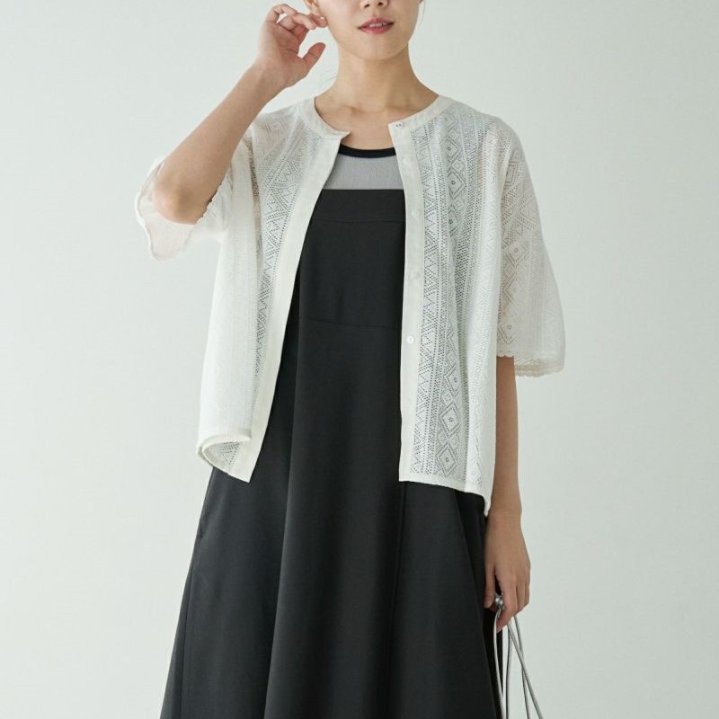 PONT DE CHALONS ミュウレースブラウス/OFF10