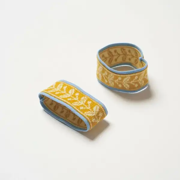 from F FOOT & ARM BANDS verso(新芽) マスタード/KP309