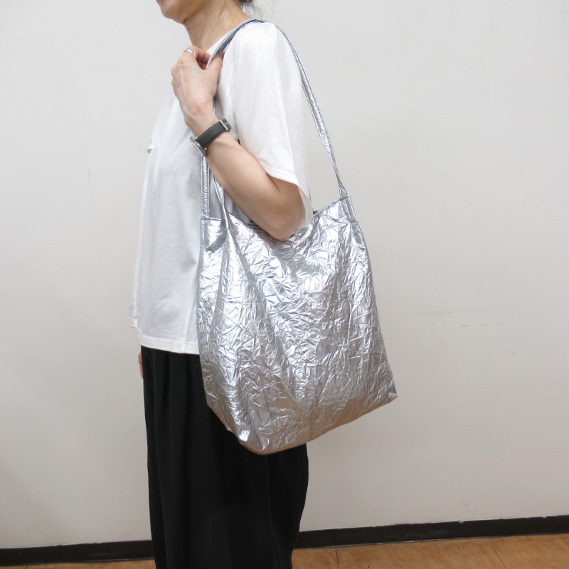 MID GIRL APPLIY リバーシブルメタリックショルダートート SV/K765508　